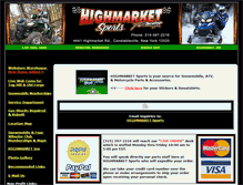 Tablet Screenshot of highmarketsports.com